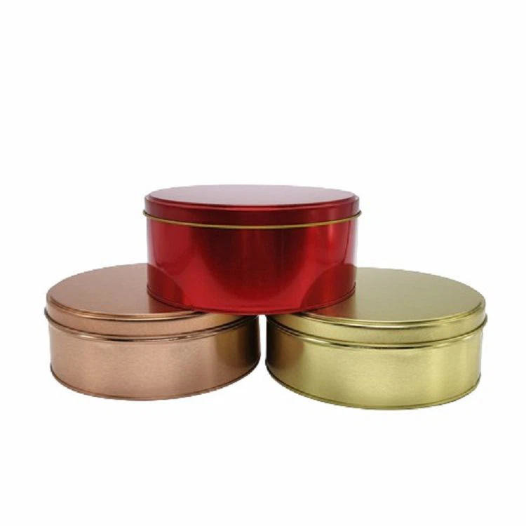 Food Grade Custom Round ShapeTin Box