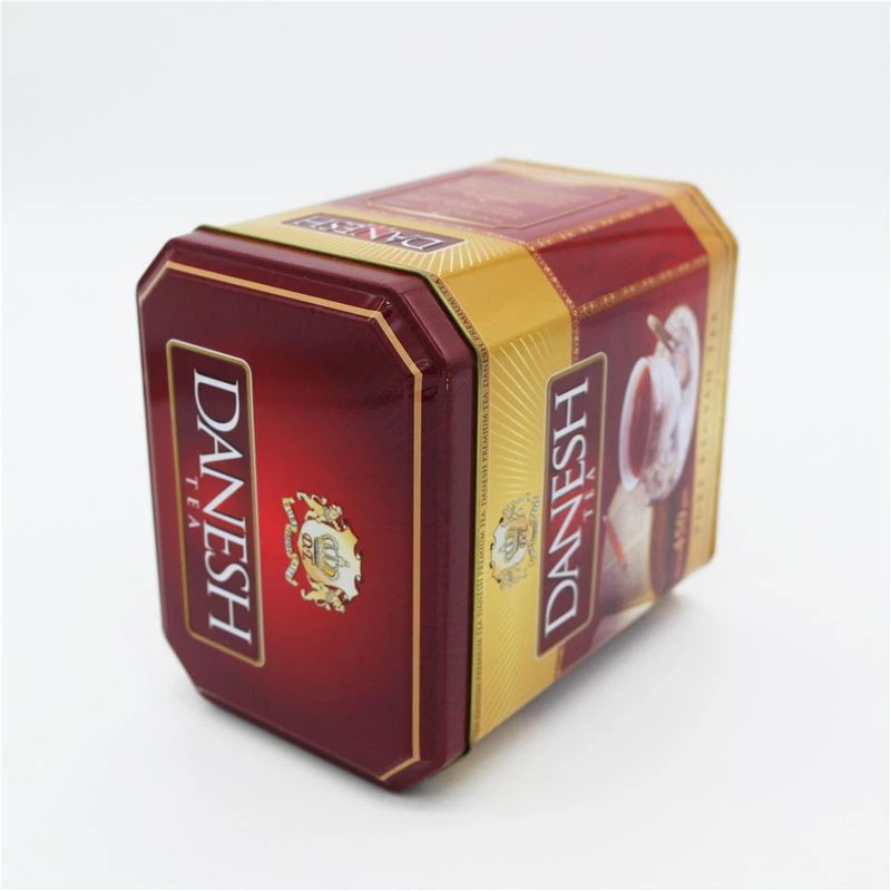 Color Octagonal Tea Jar